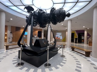 Inside the planetarium