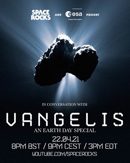Vangelis an earthday special - Space Rock and ESA in conversation with Vangelis