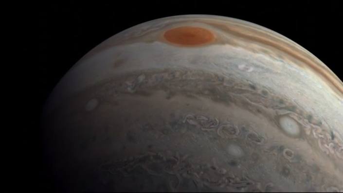 Screenshot from NASA video with Vangelis' music.