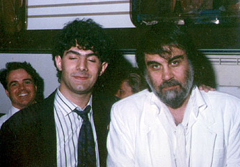Giuseppe with Vangelis after the show.