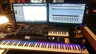 The Novation Peak in Bernd's studio