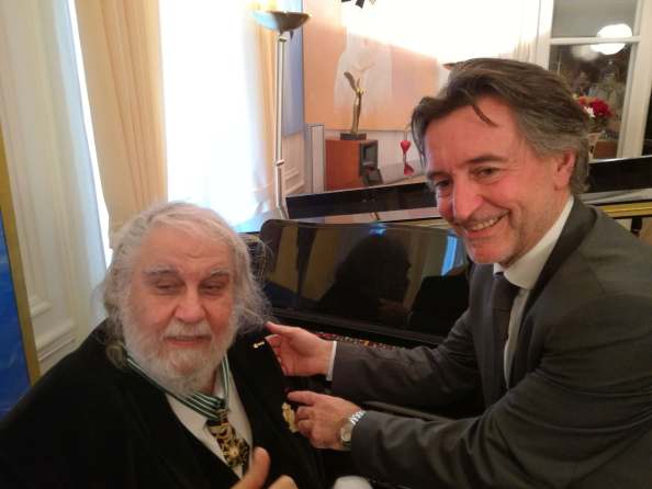 Fernando Doblas with Vangelis