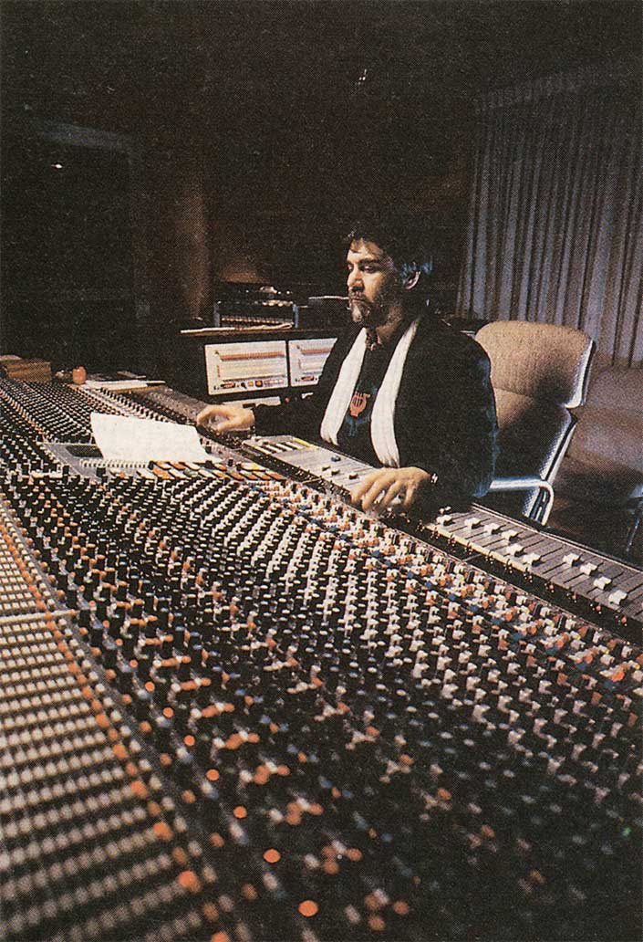 Vangelis at the mixing desk again