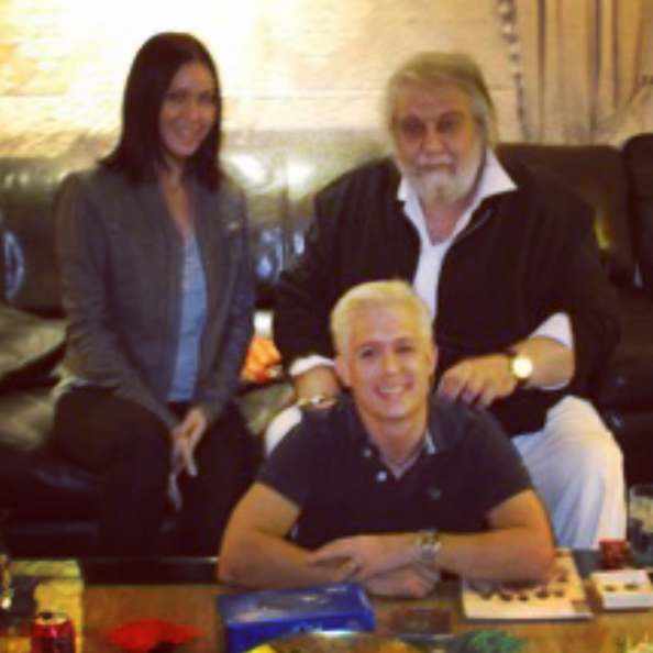 Linzi Stoppard with Vangelis