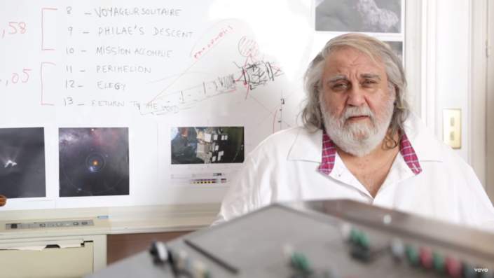 Vangelis appears in the Rosetta EPK