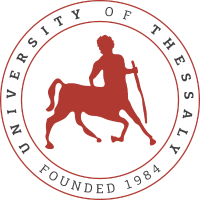 Университет Фессалии логотип.