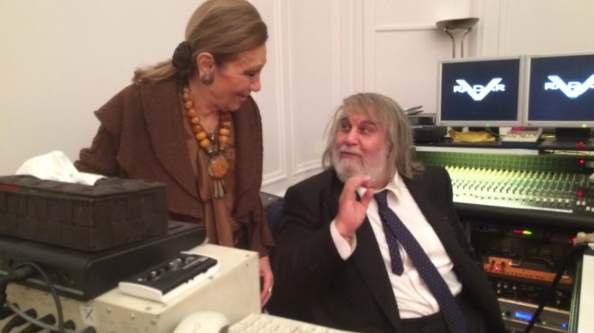 Farah Pahlavi with Vangelis